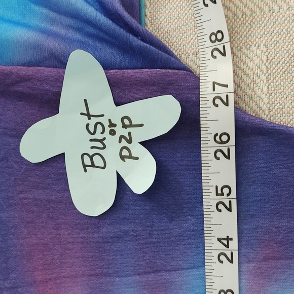 Sunshine Sisters Tie Dyed Long Sleeve Top Size 2X - Picture 6 of 7